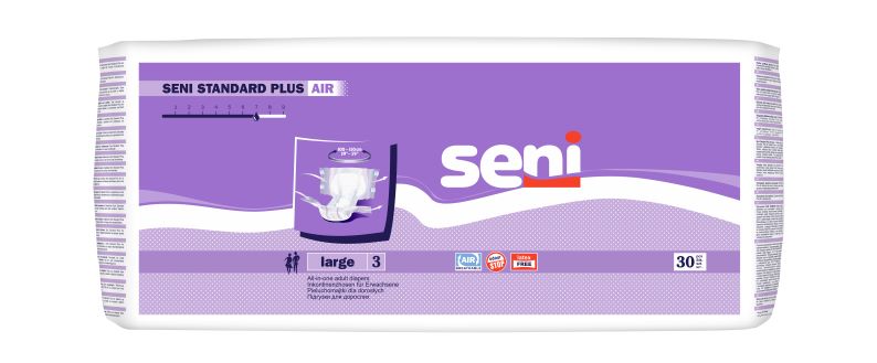 Підгузки Seni Standard Plus Air Large 30шт